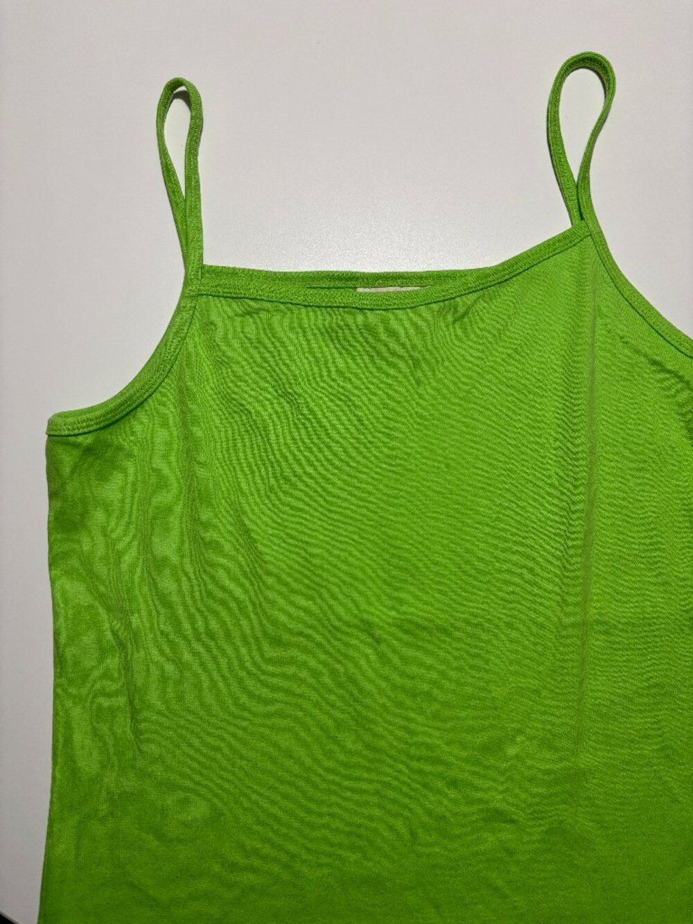 Basic Editions Lime Green Cotton Bratz Girl Tank Top